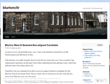 Tablet Screenshot of blurtoncllr.wordpress.com