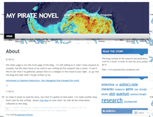 Tablet Screenshot of mypiratenovel.wordpress.com