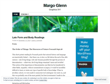 Tablet Screenshot of margojglenn.wordpress.com