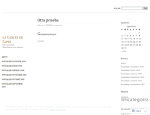 Tablet Screenshot of lacarceldepapel.wordpress.com