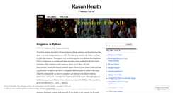 Desktop Screenshot of kasunh.wordpress.com