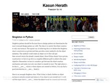 Tablet Screenshot of kasunh.wordpress.com