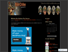 Tablet Screenshot of bilisimko.wordpress.com