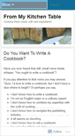 Mobile Screenshot of frommykitchentable.wordpress.com