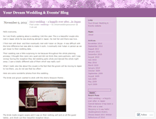 Tablet Screenshot of dreamweddingwisconsin.wordpress.com