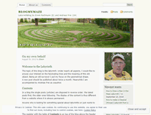 Tablet Screenshot of blogmymaze.wordpress.com