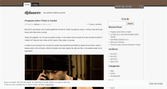 Desktop Screenshot of djdanerc.wordpress.com