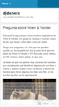 Mobile Screenshot of djdanerc.wordpress.com