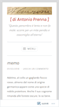 Mobile Screenshot of antonioprenna.wordpress.com