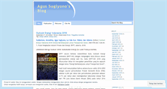 Desktop Screenshot of agussugiyono.wordpress.com