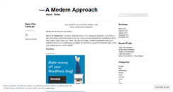 Desktop Screenshot of modernapproach.wordpress.com