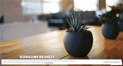 Desktop Screenshot of konsumfreiheit.wordpress.com