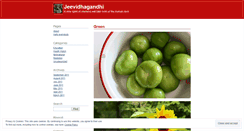 Desktop Screenshot of jeevidhagandhi.wordpress.com