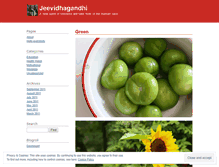 Tablet Screenshot of jeevidhagandhi.wordpress.com