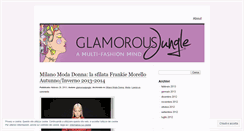 Desktop Screenshot of glamorousjungle.wordpress.com