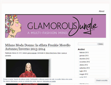 Tablet Screenshot of glamorousjungle.wordpress.com