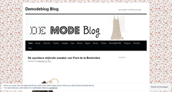 Desktop Screenshot of demodeblognl.wordpress.com