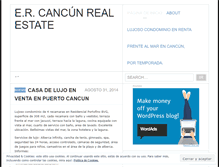 Tablet Screenshot of errealestate.wordpress.com