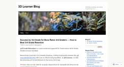 Desktop Screenshot of 3dlearnerblog.wordpress.com
