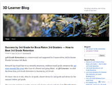 Tablet Screenshot of 3dlearnerblog.wordpress.com