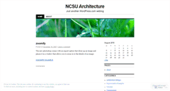 Desktop Screenshot of ncsustudio.wordpress.com