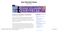 Desktop Screenshot of nicegirlsdontswear.wordpress.com