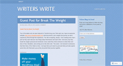 Desktop Screenshot of bewriting.wordpress.com