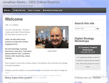 Tablet Screenshot of jonathanpmarks.wordpress.com