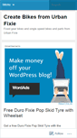 Mobile Screenshot of createbikesfromurbanfixie.wordpress.com
