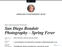Tablet Screenshot of angelikasphotography.wordpress.com