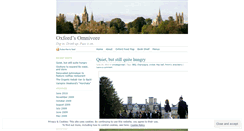 Desktop Screenshot of oxfordsomnivore.wordpress.com