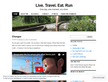 Tablet Screenshot of livetraveleatandrun.wordpress.com