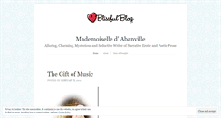 Desktop Screenshot of madamoiselledabanville.wordpress.com