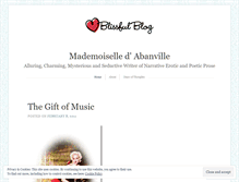 Tablet Screenshot of madamoiselledabanville.wordpress.com