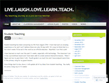 Tablet Screenshot of livelaughlovelearnteach.wordpress.com