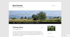 Desktop Screenshot of bushgarden.wordpress.com
