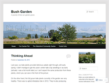Tablet Screenshot of bushgarden.wordpress.com