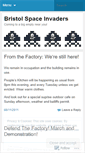 Mobile Screenshot of bristolspaceinvaders.wordpress.com