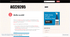 Desktop Screenshot of acz20205.wordpress.com