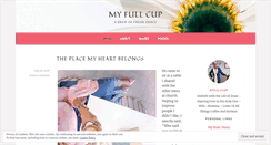 Desktop Screenshot of myfullcup.wordpress.com