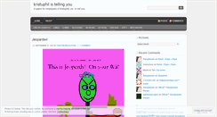 Desktop Screenshot of kristuphil.wordpress.com