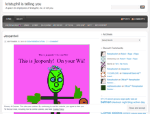 Tablet Screenshot of kristuphil.wordpress.com