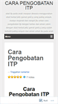 Mobile Screenshot of carapengobatanitp2015.wordpress.com