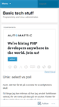 Mobile Screenshot of basic70tech.wordpress.com