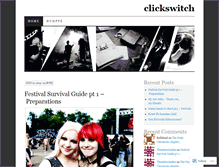 Tablet Screenshot of clickswitch.wordpress.com