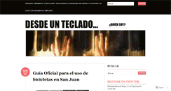 Desktop Screenshot of desdeunteclado.wordpress.com