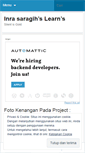 Mobile Screenshot of inrasaragih.wordpress.com