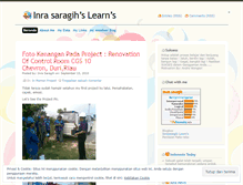 Tablet Screenshot of inrasaragih.wordpress.com