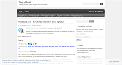 Desktop Screenshot of blogabissel.wordpress.com