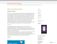 Tablet Screenshot of booksloverin.wordpress.com